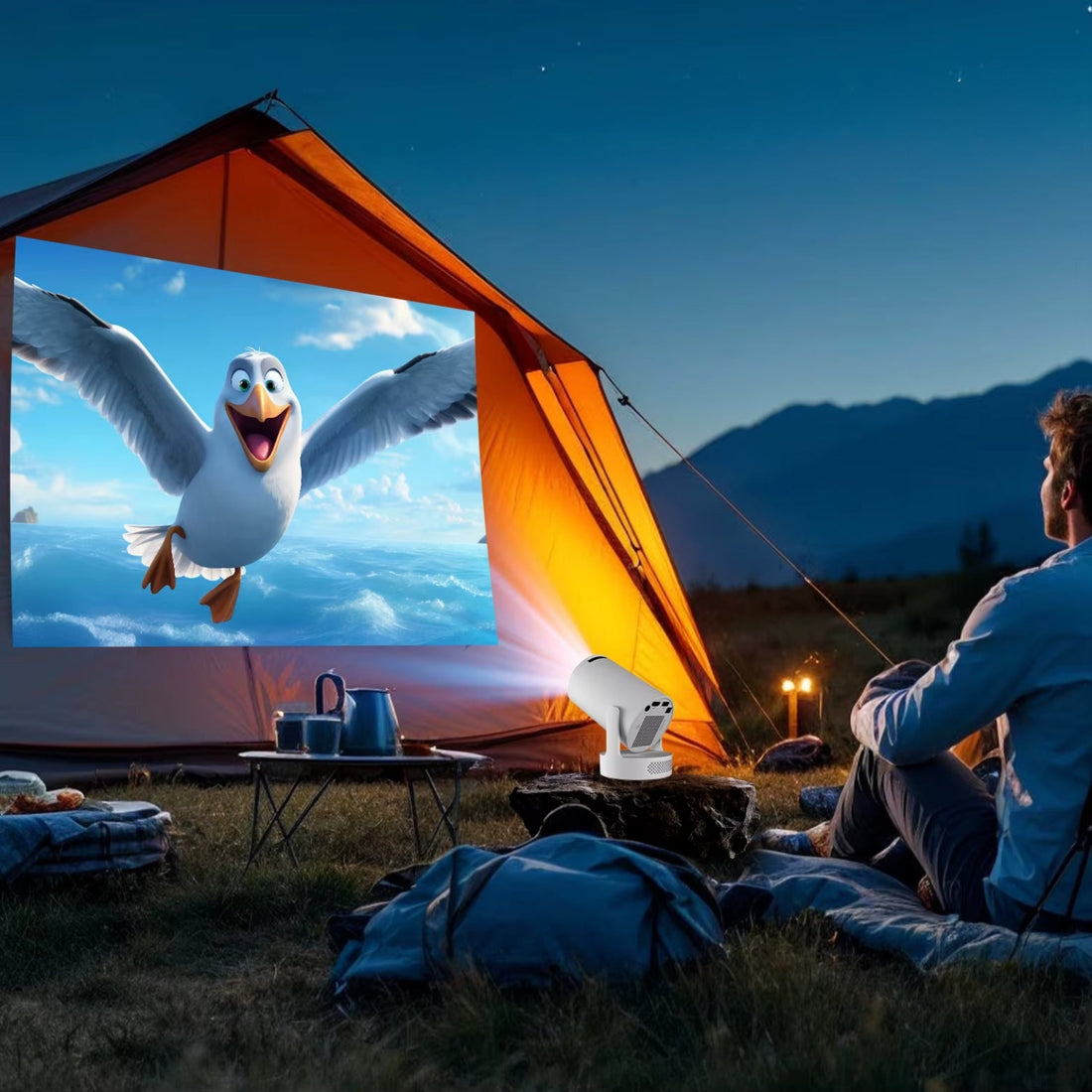 Zomeravonden worden magisch met een beamer van Biemers.nl