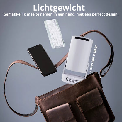 Biemers™ Stereo - 180° Draagbare Projector met WiFi